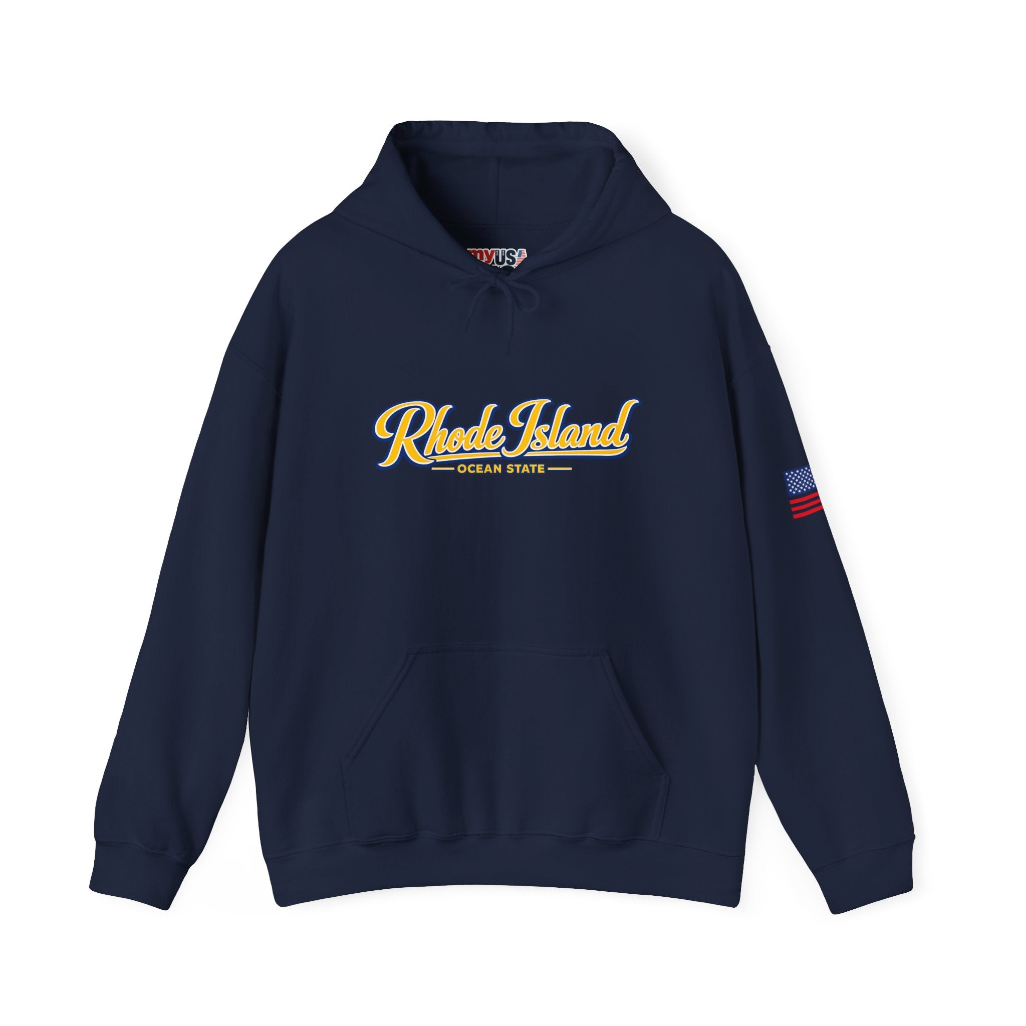 Rhode Island Ocean State Heavy Blend Hooded Sweatshirt