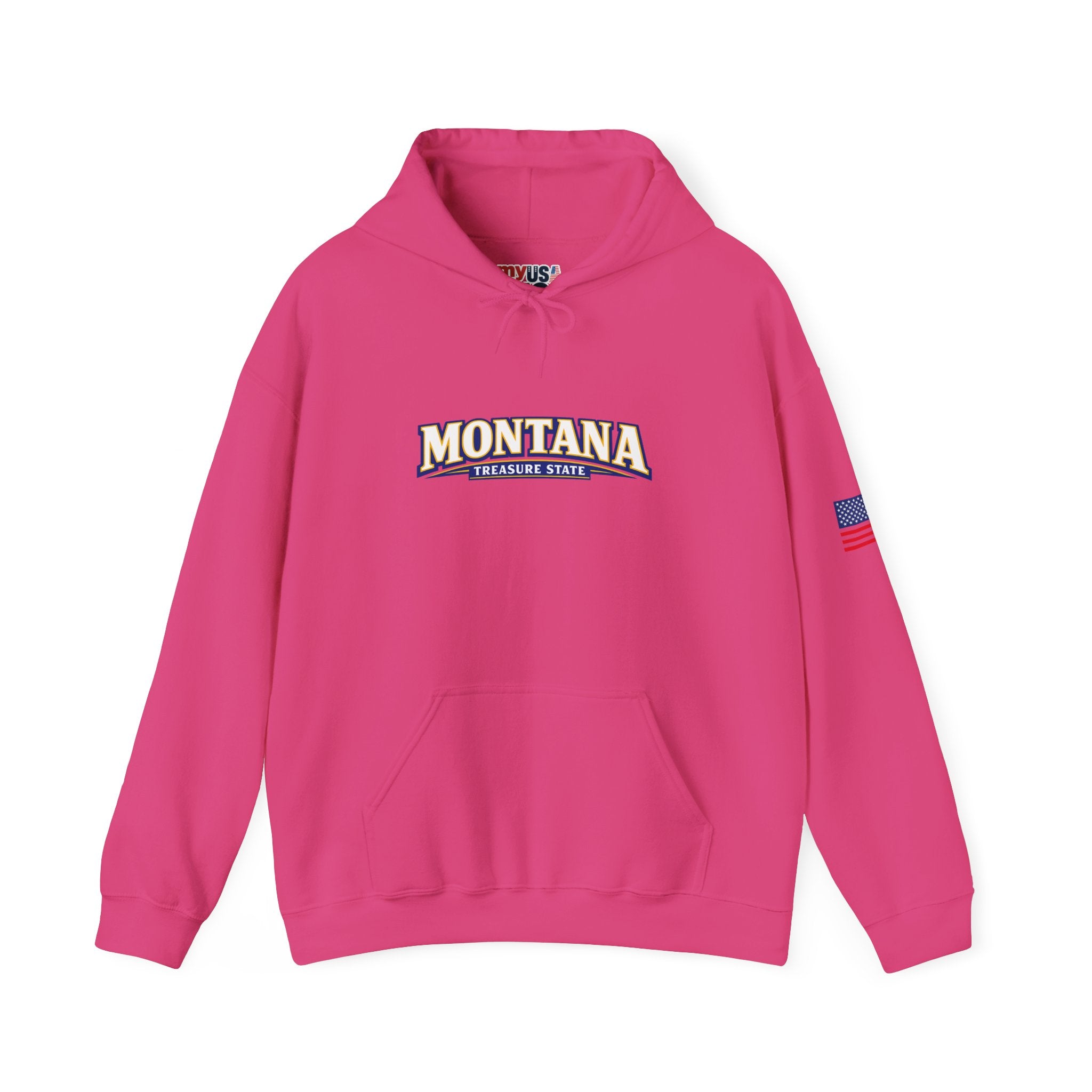 Montana Treasure State Heavy Blend Hooded Sweatshirt