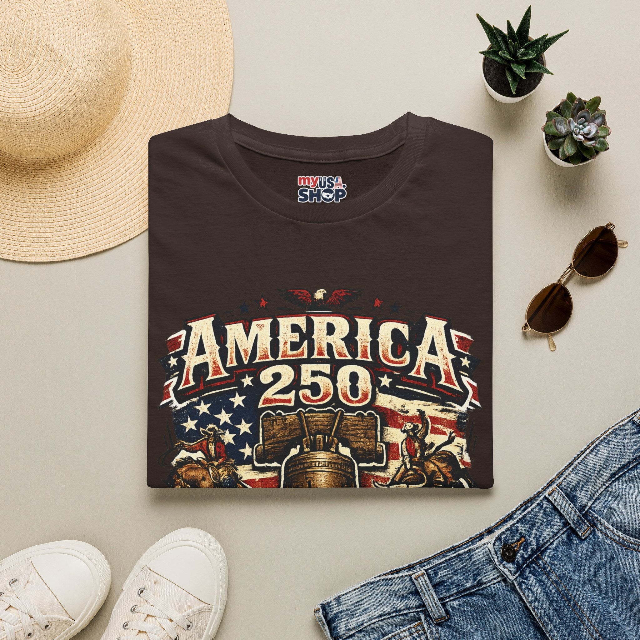 America 250 Pennsylvania TShirt — Western Rodeo Liberty Bell Graphic Tee