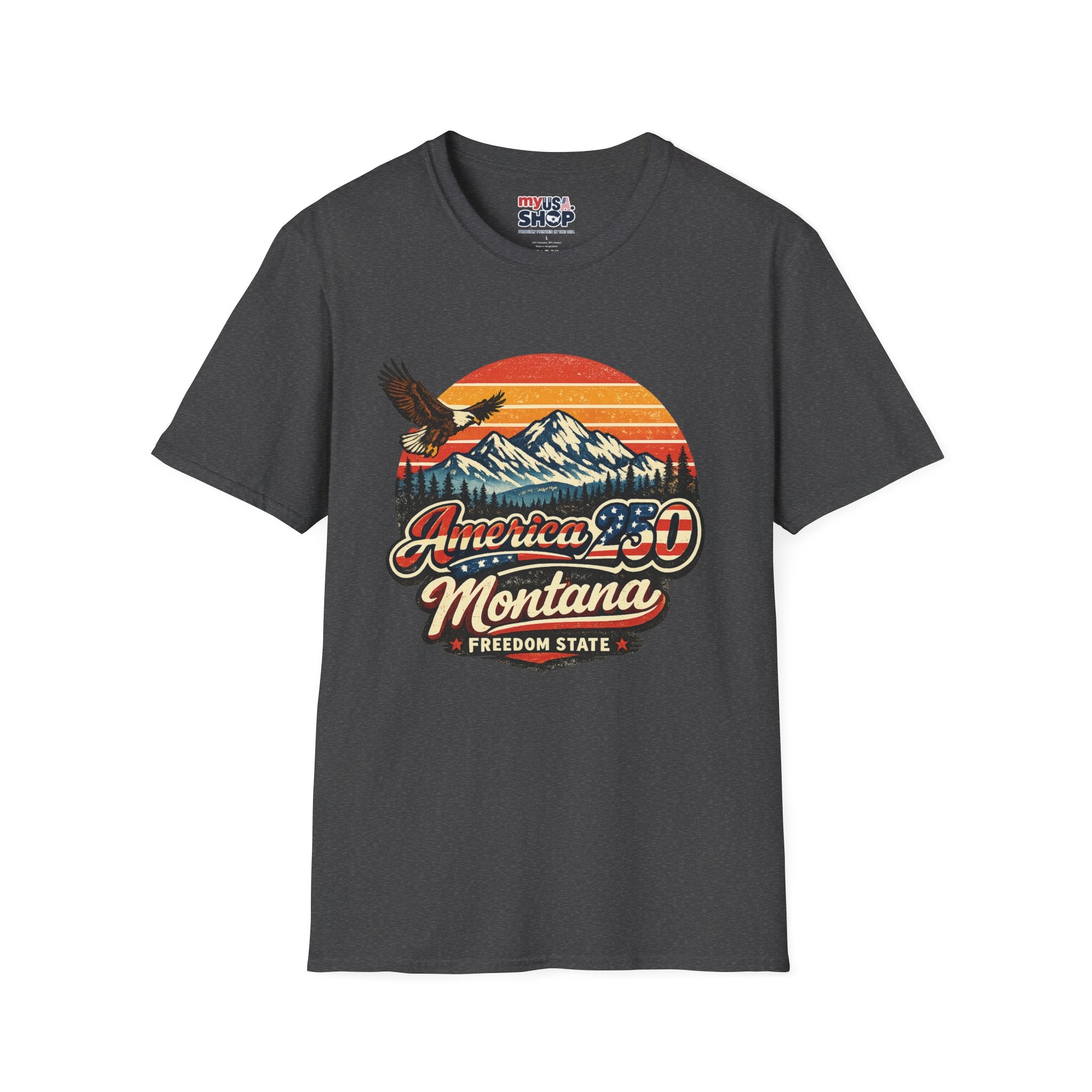 America 250 x Montana Vintage Eagle — America 80s Retro Mountain