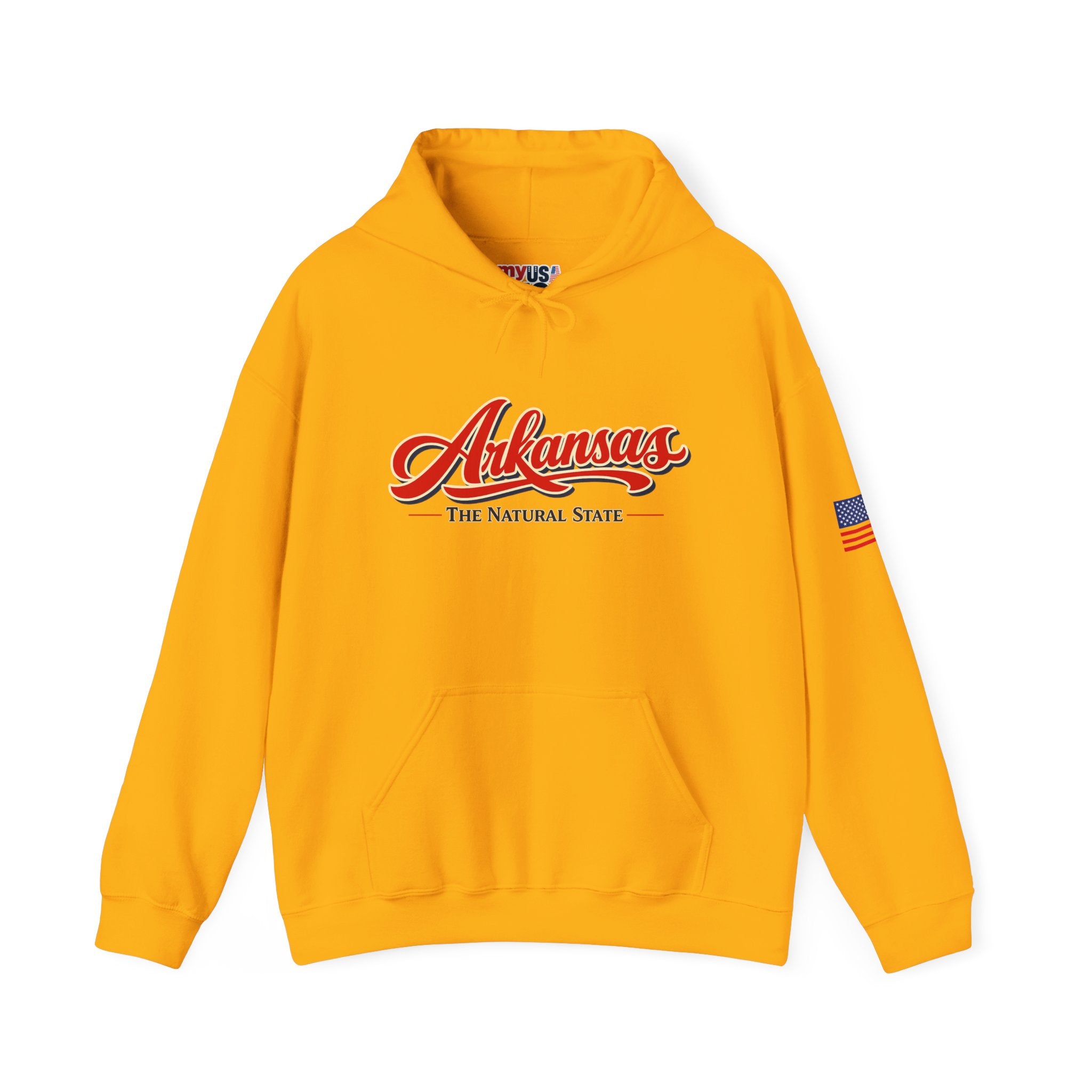 Arkansas The Natural State Heavy Blend Hooded Sweatshirt