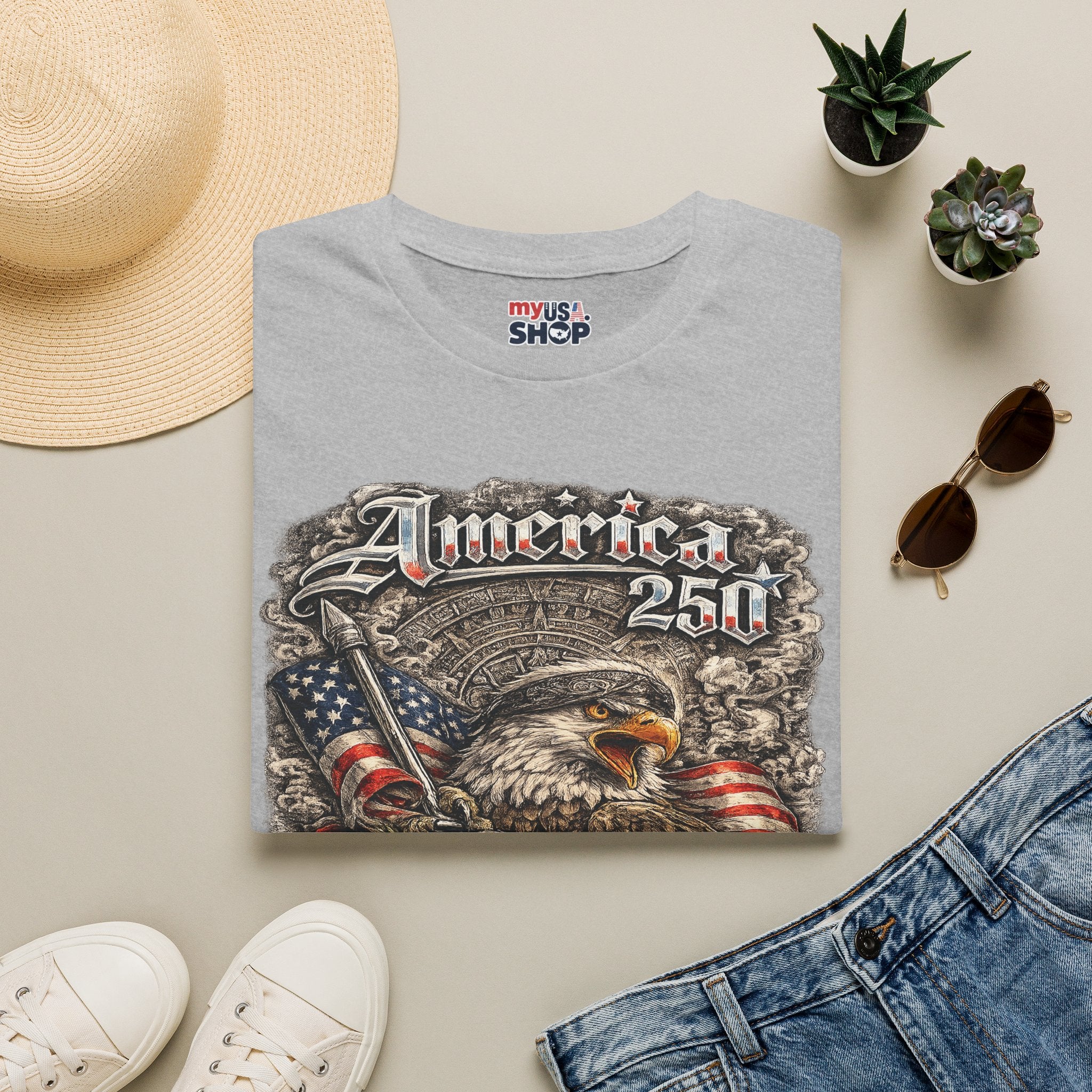 America 250 Eagle — Chicano Proud & Brave Patriotic