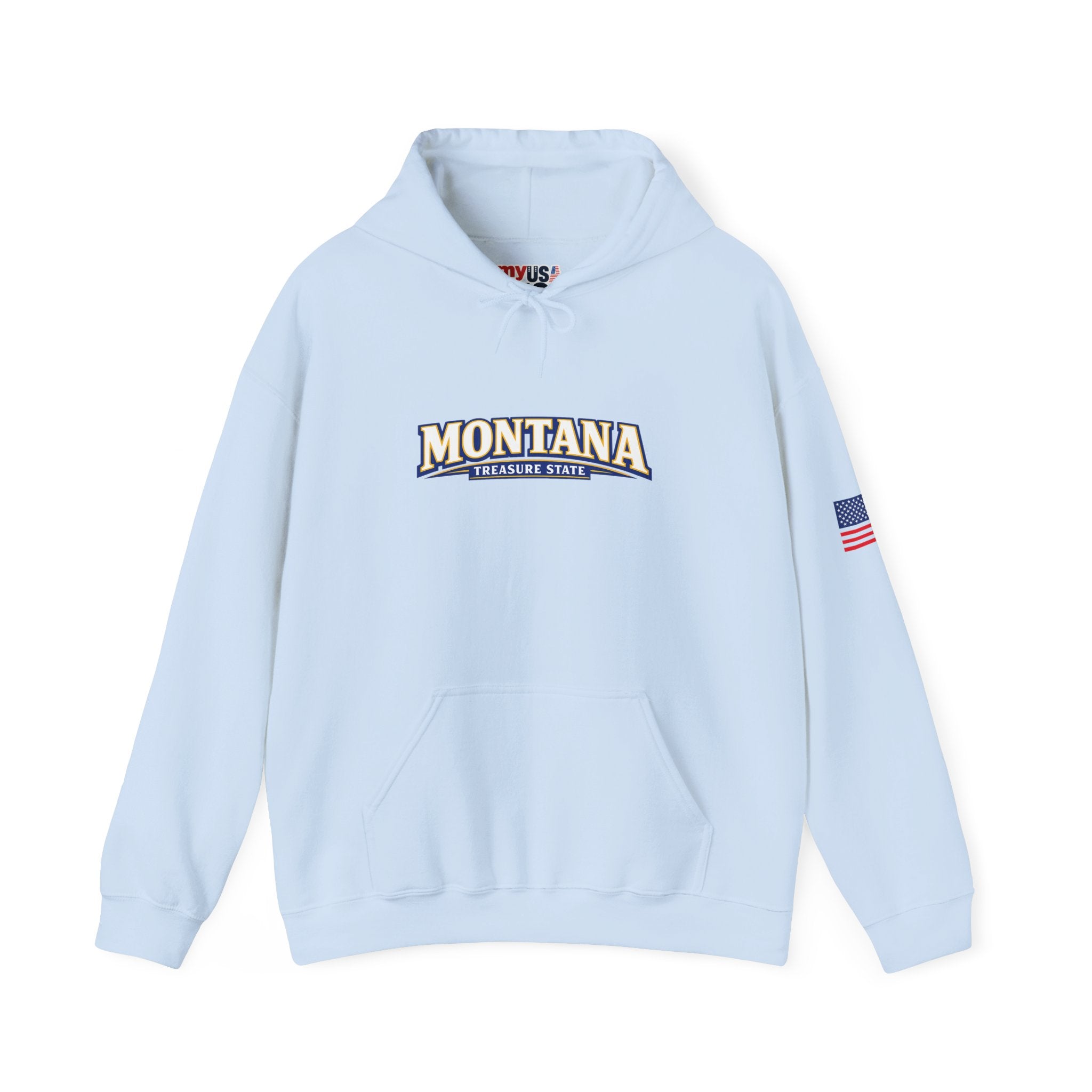 Montana Treasure State Heavy Blend Hooded Sweatshirt