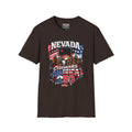 America 250 Nevada Rustic Flag T-Shirt — 'Celebrates the 250' Vintage State Pride Tee