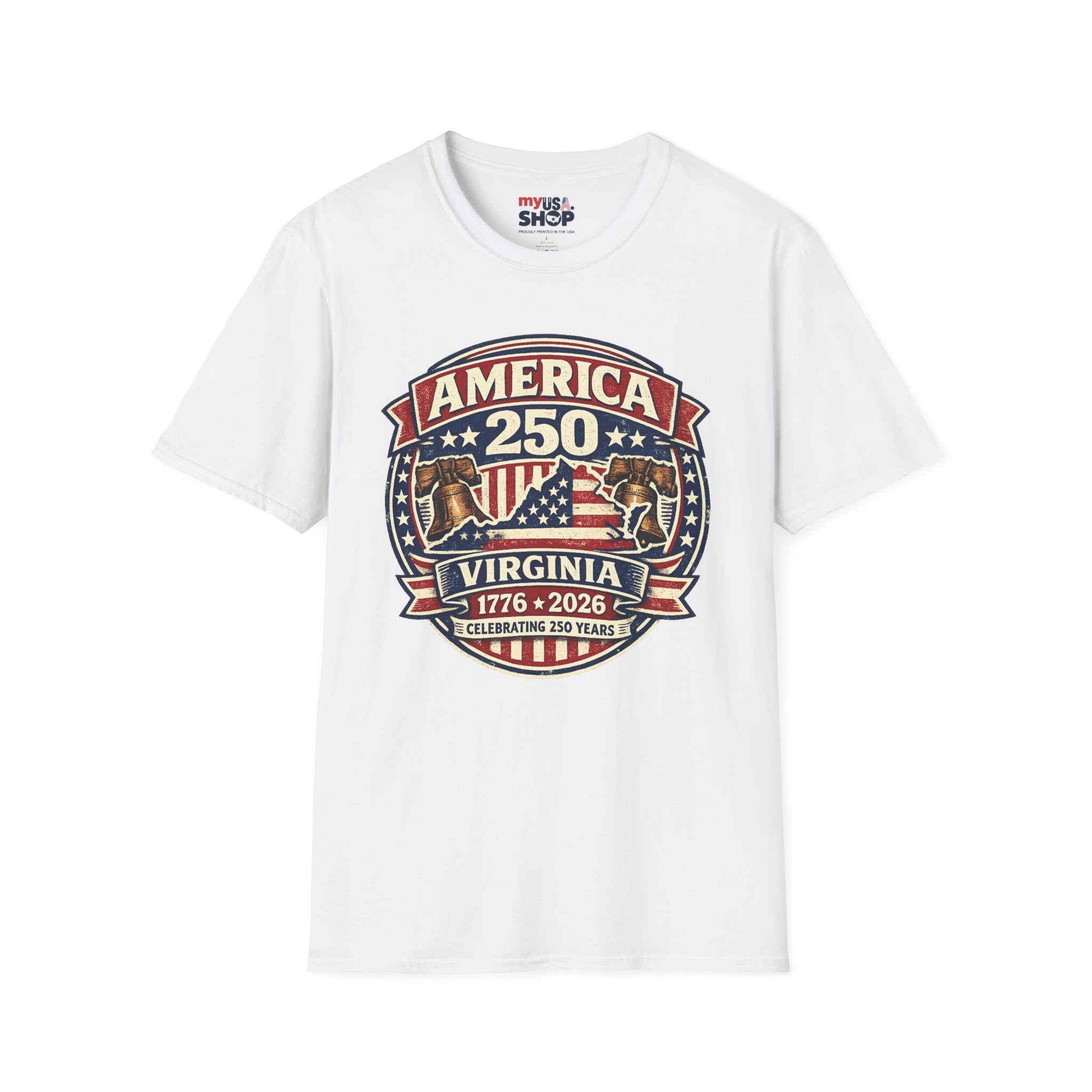 America 250 Virginia Commemorative T-Shirt — 1776–2026 Celebration Tee