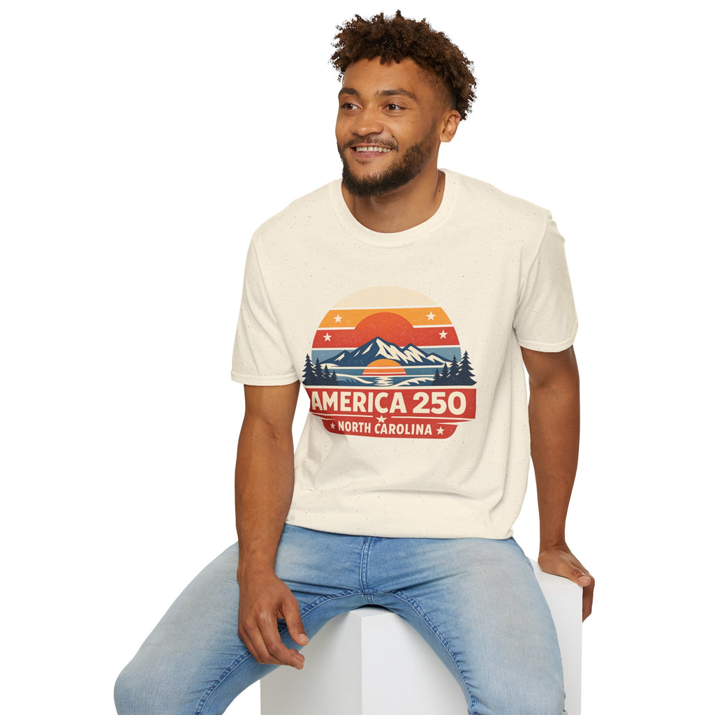 America 250 North Carolina - Mountain Sunset T-Shirt