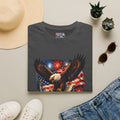 America 250 Patriotic Eagle T-Shirt — New York Fireworks Design