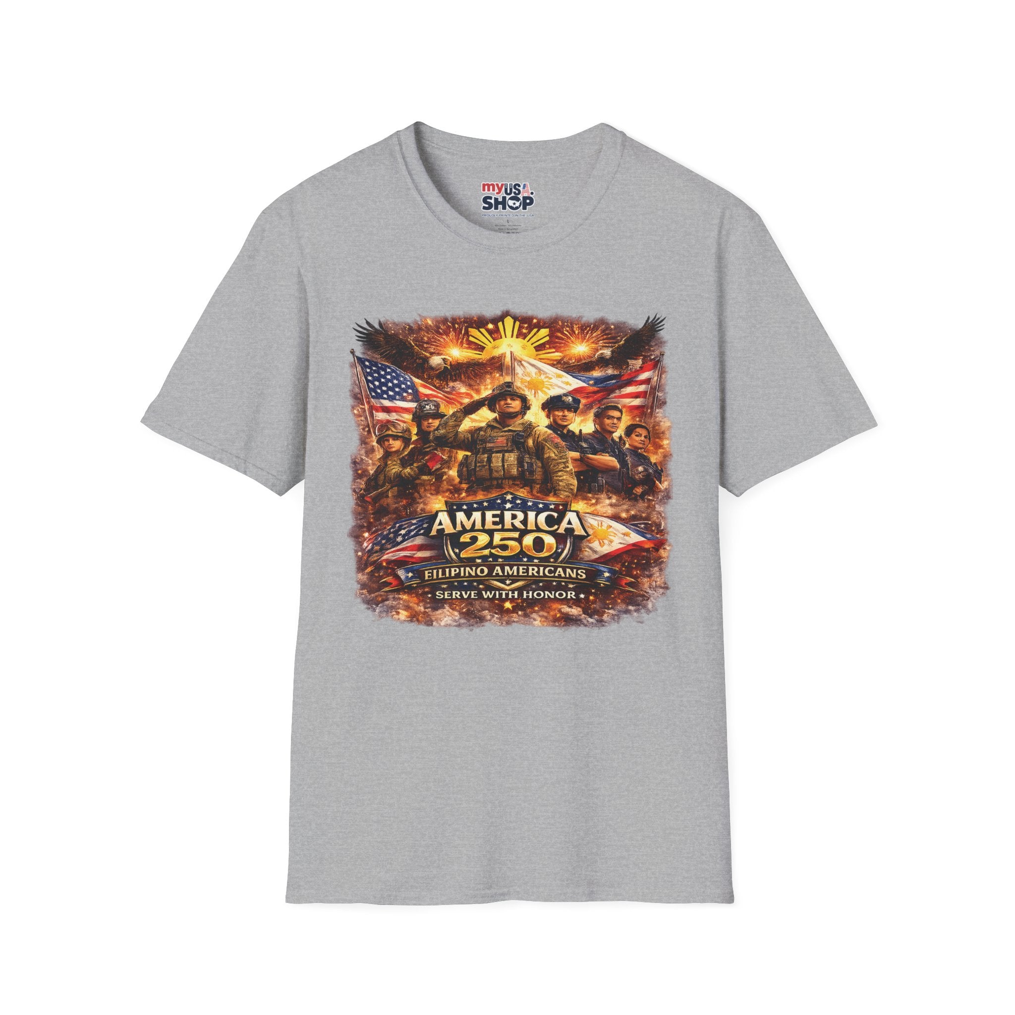 Patriotic Filipino America 250 Military Tribute