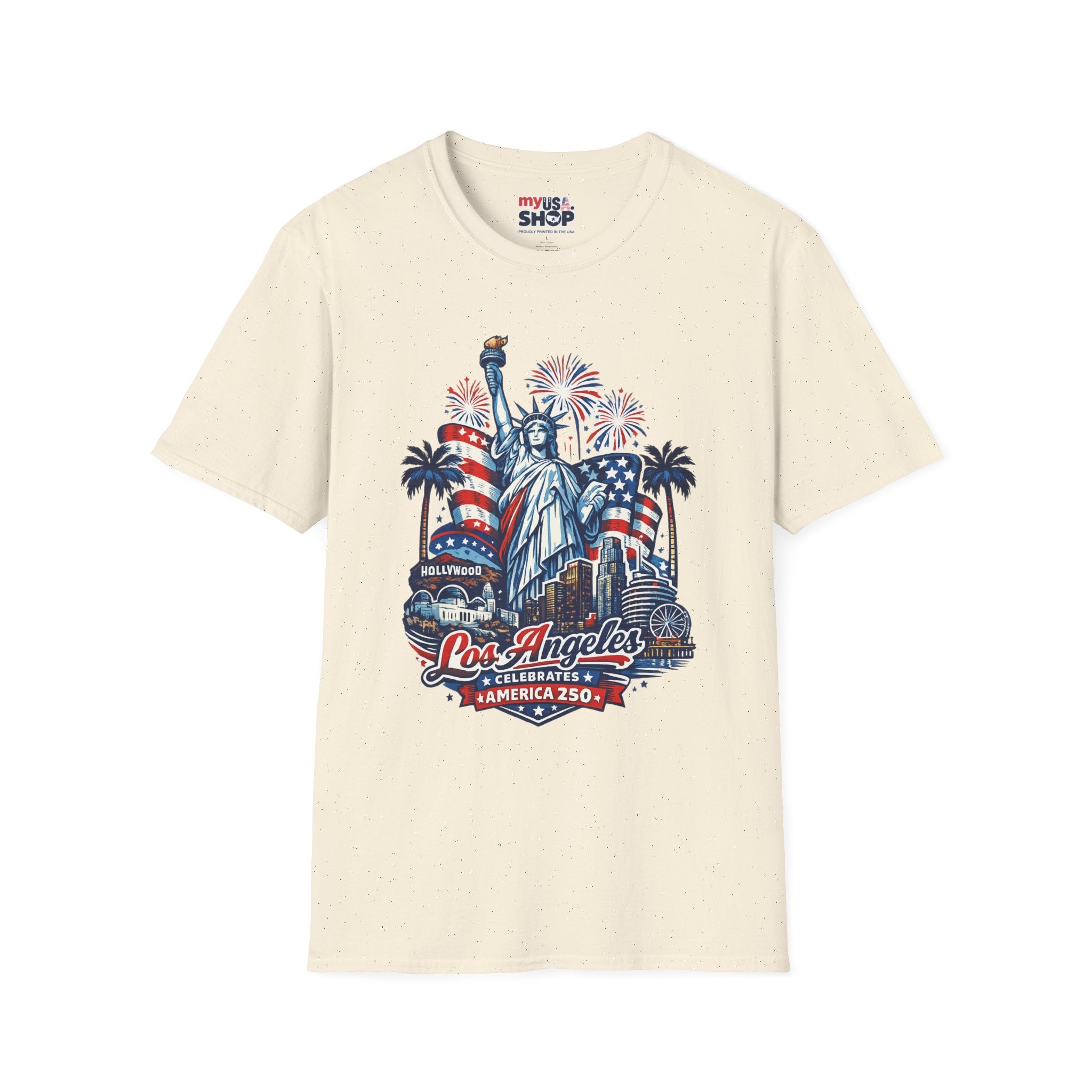 America 250 Statue of Liberty in Los Angeles California Tee