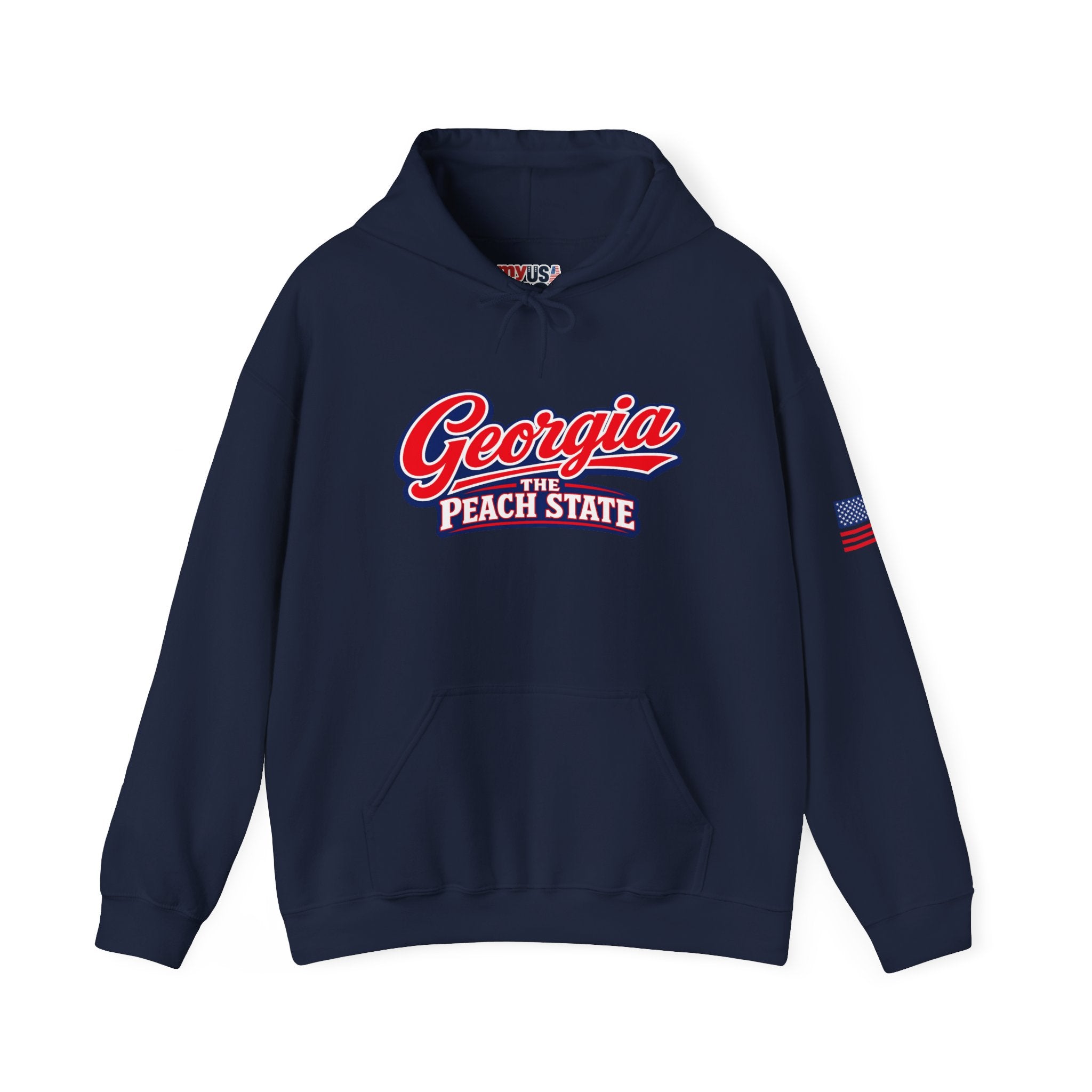 Georgia The Peach State Heavy Blend Hooded Sweatshirt