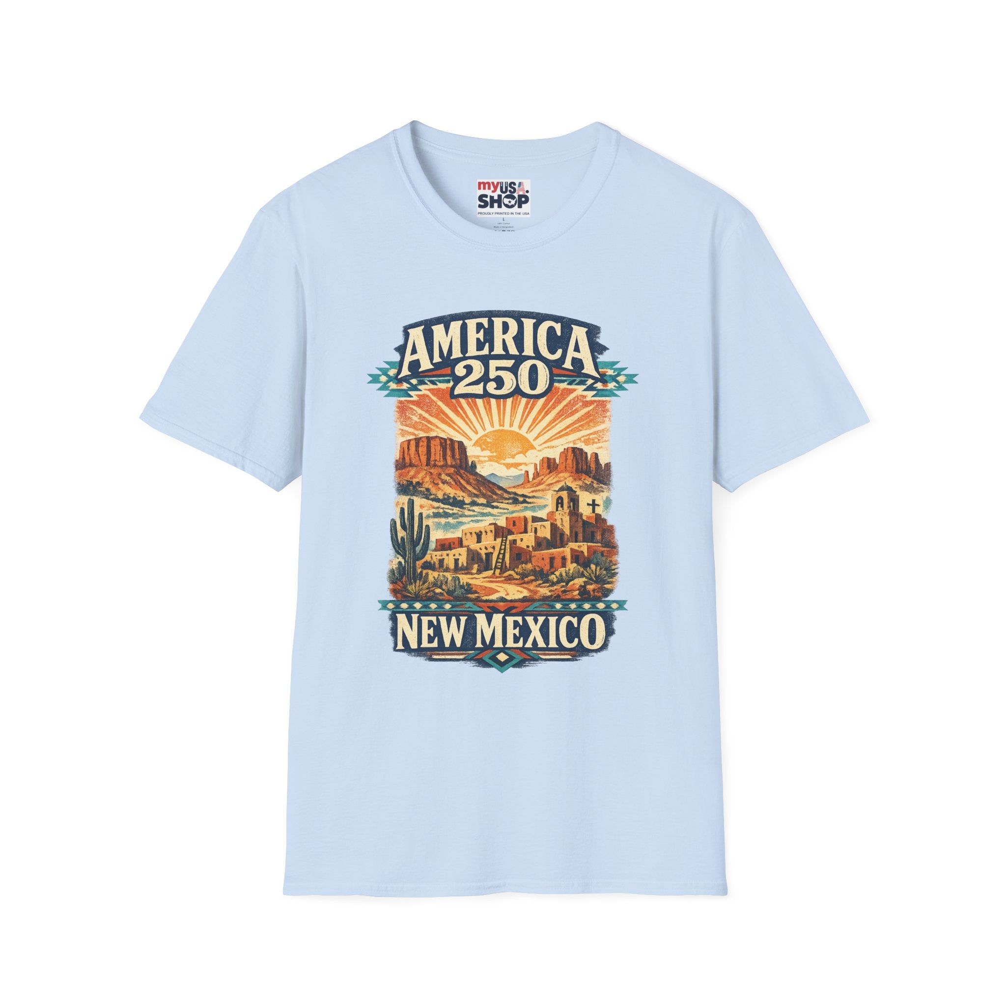 America 250 x New Mexico — Vintage Desert Sunset