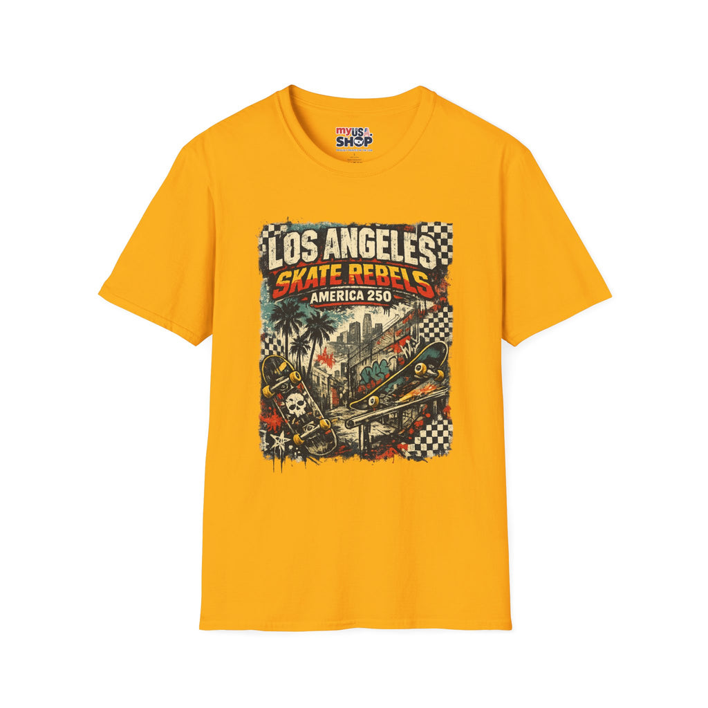 America 250 Los Angeles California La Skate Rebels Tee