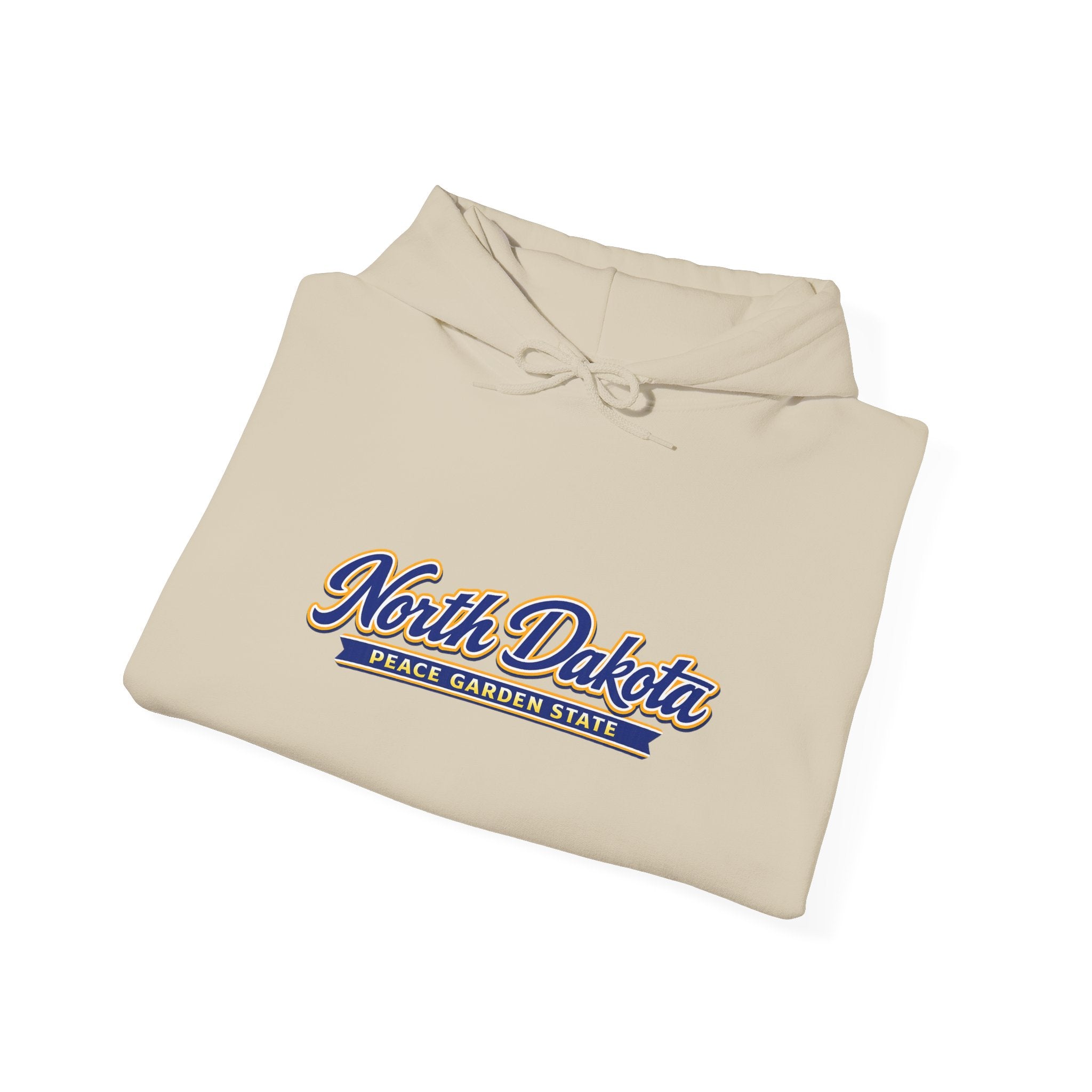 North Dakota Peace Garden State Heavy Blend Hooded Sweatshirt
