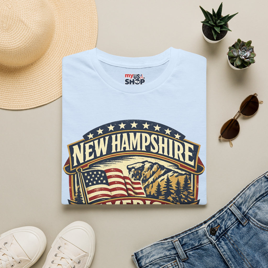 New Hampshire America 250 T-Shirt — 1776–2026 Anniversary State Pride