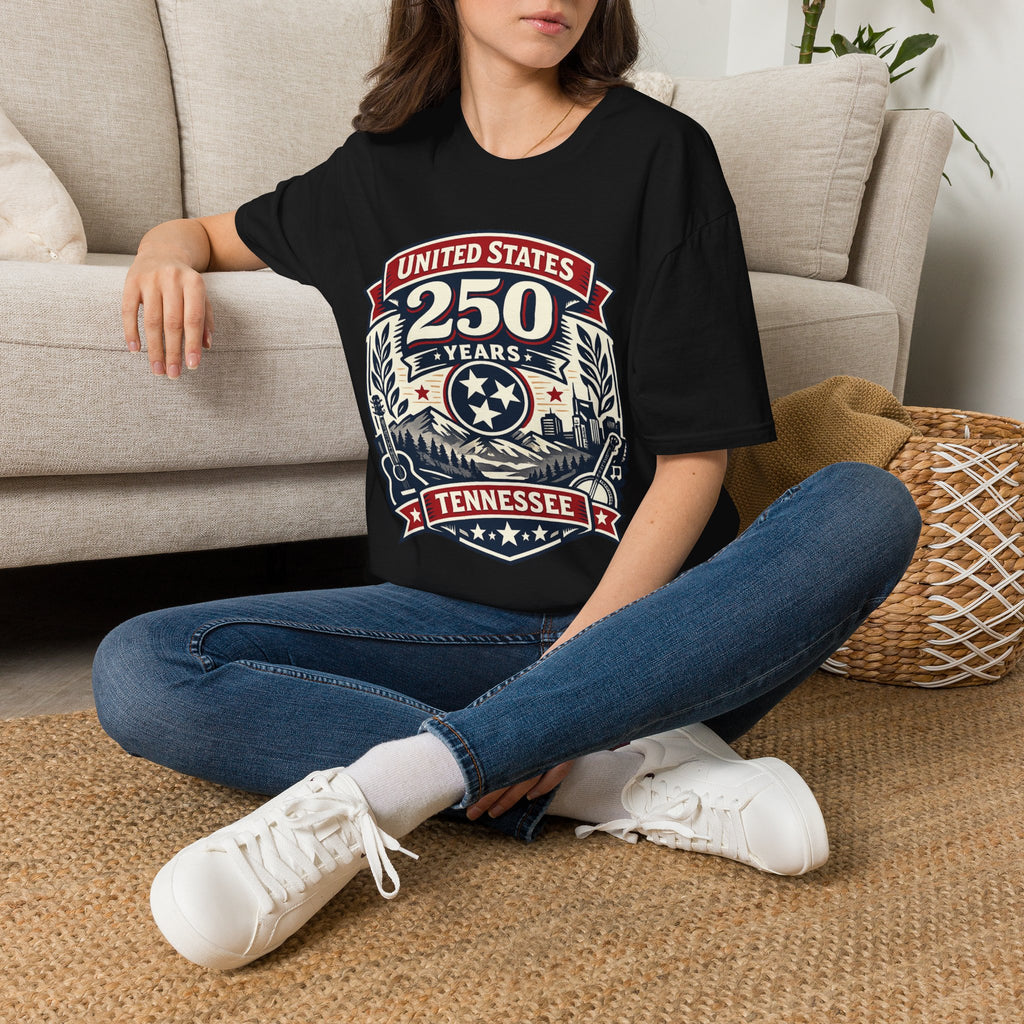 America 250 Tennessee T-Shirt — United States 250 Years Heritage Graphic Tee