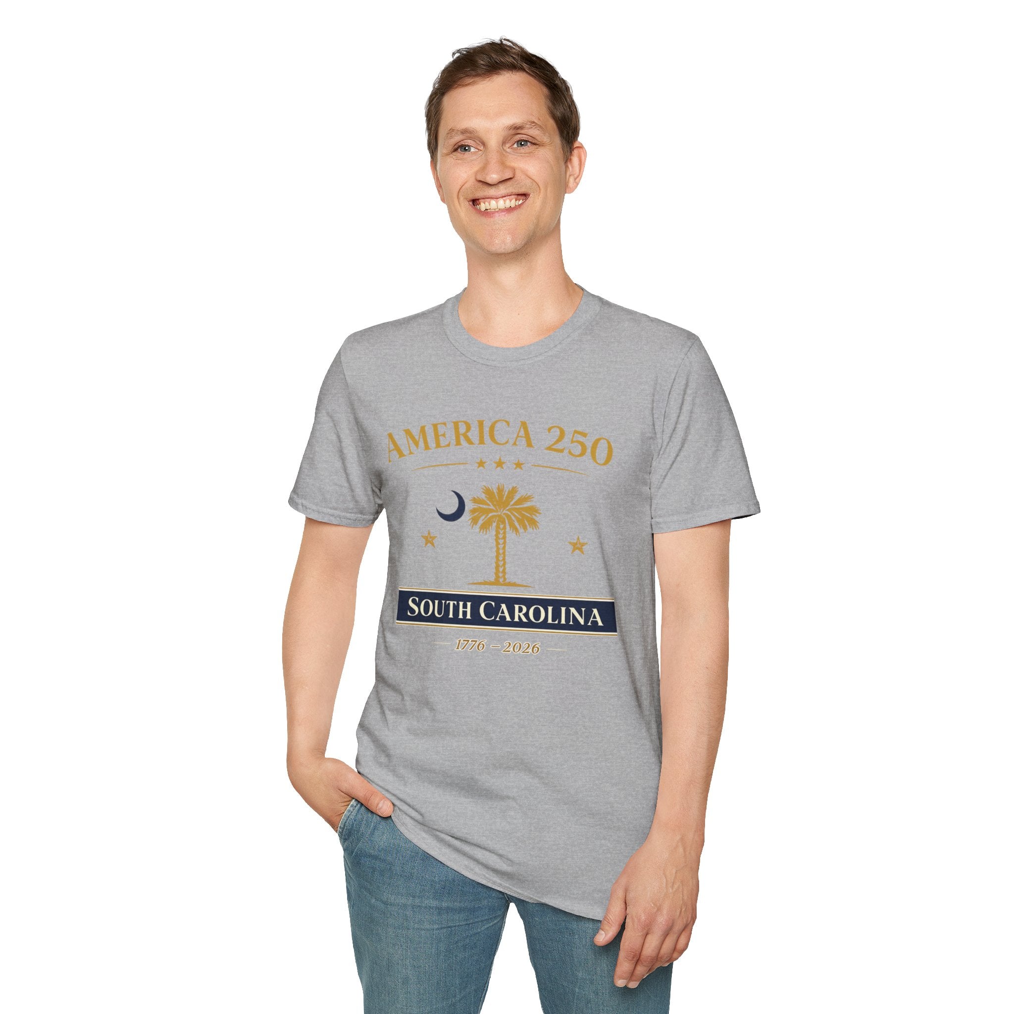 America 250 South Carolina T-Shirt 1776 - 2026 Celebration Tee