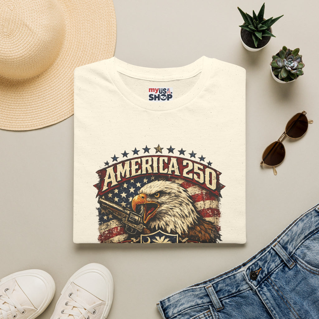 T-Shirt — America 250 South Carolina Vintage Eagle Patriotic Tee