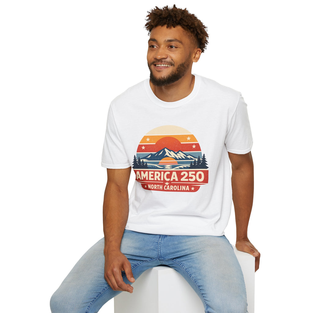 America 250 North Carolina - Mountain Sunset T-Shirt