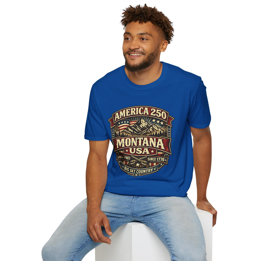 America 250 Montana Vintage Mountain