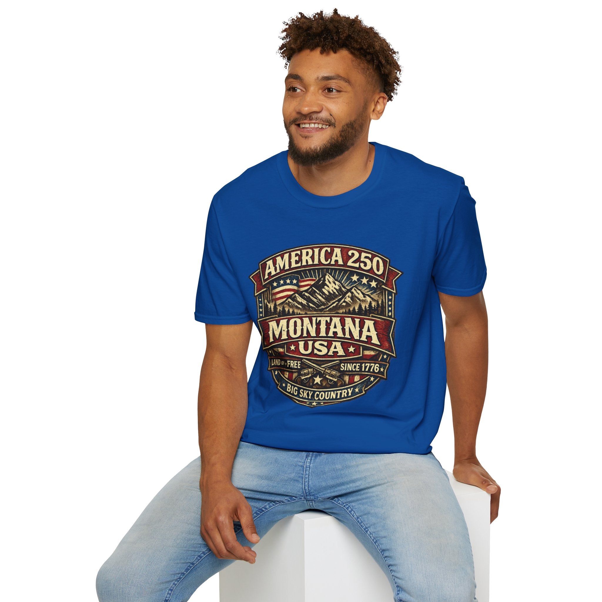 America 250 Montana Vintage Mountain