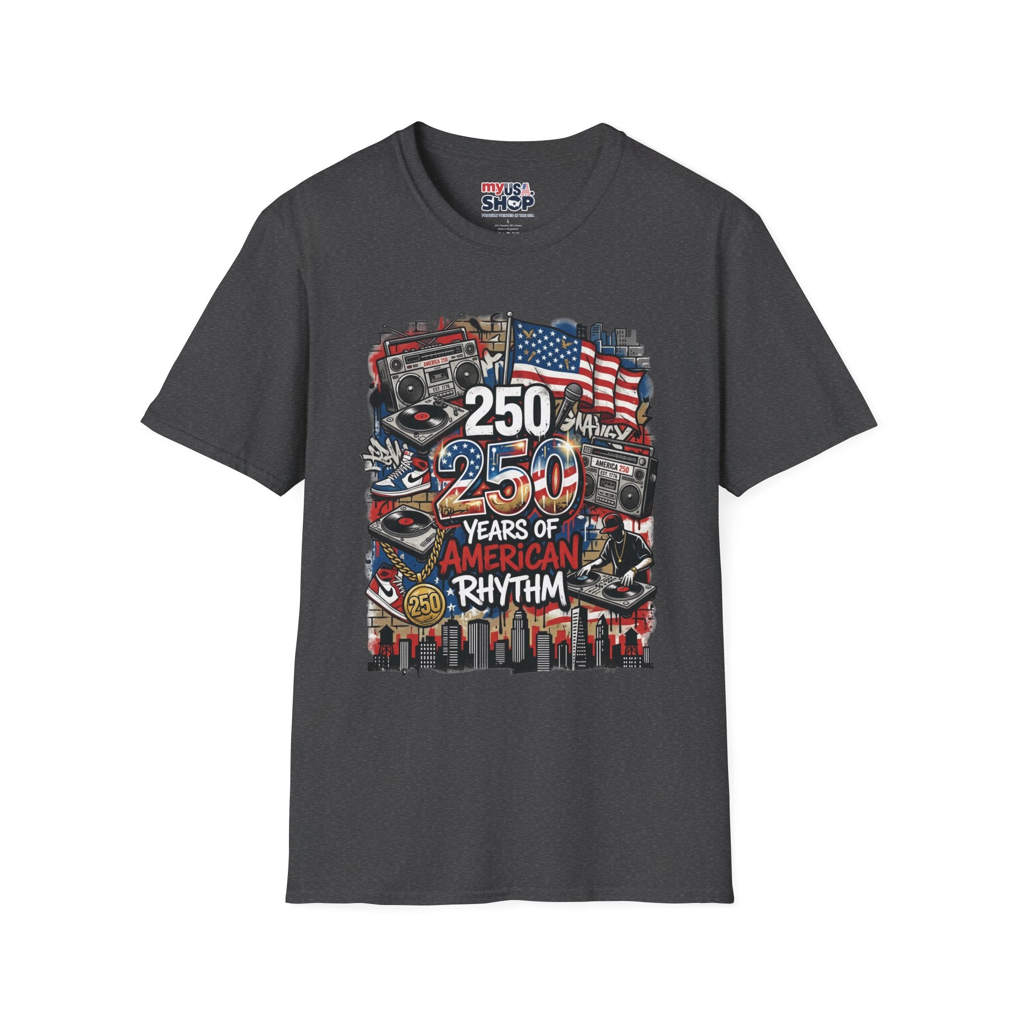 250 Years of American Rhythm T-Shirt America 250 Pop Culture