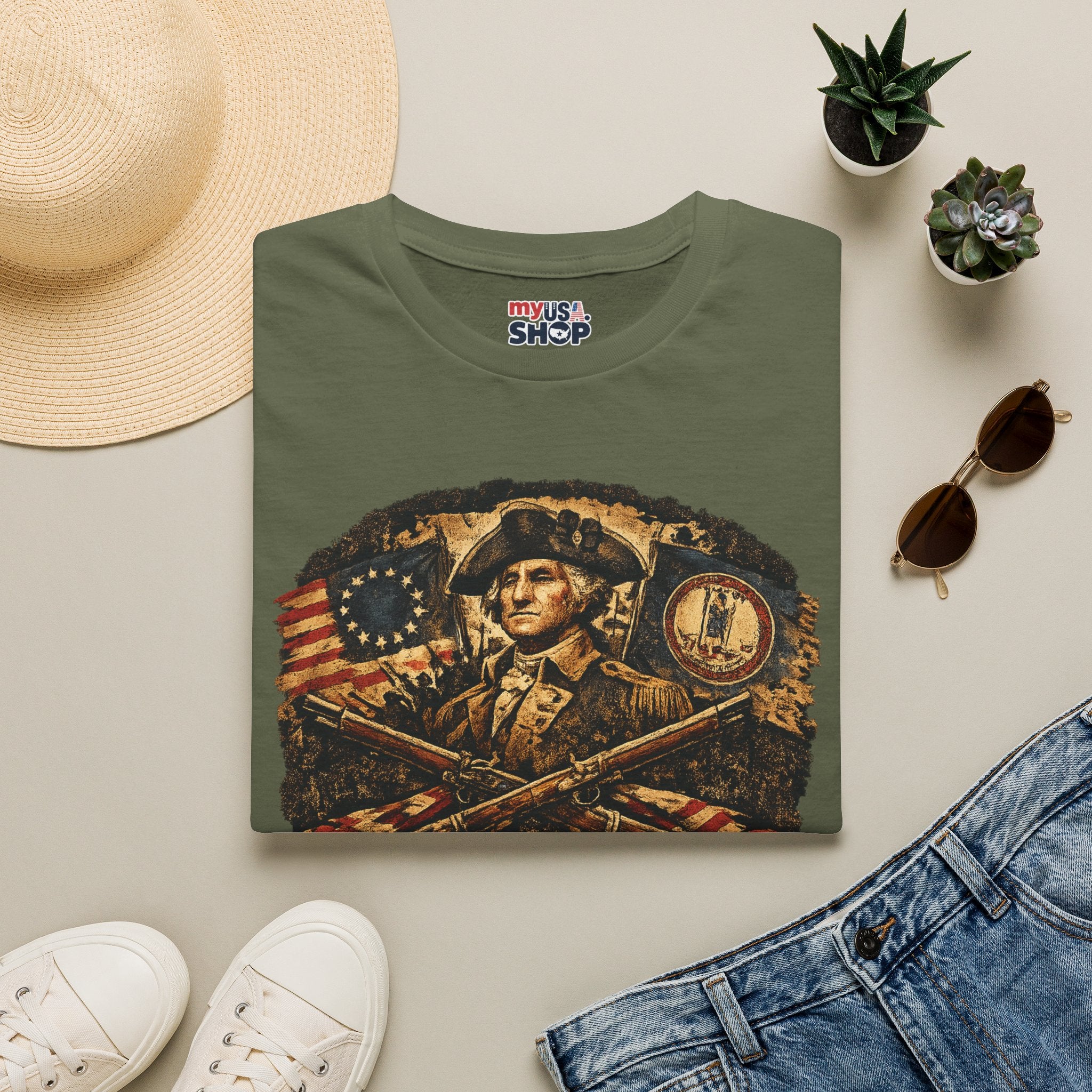 America 250 Virginia- American Freedom Tee Design