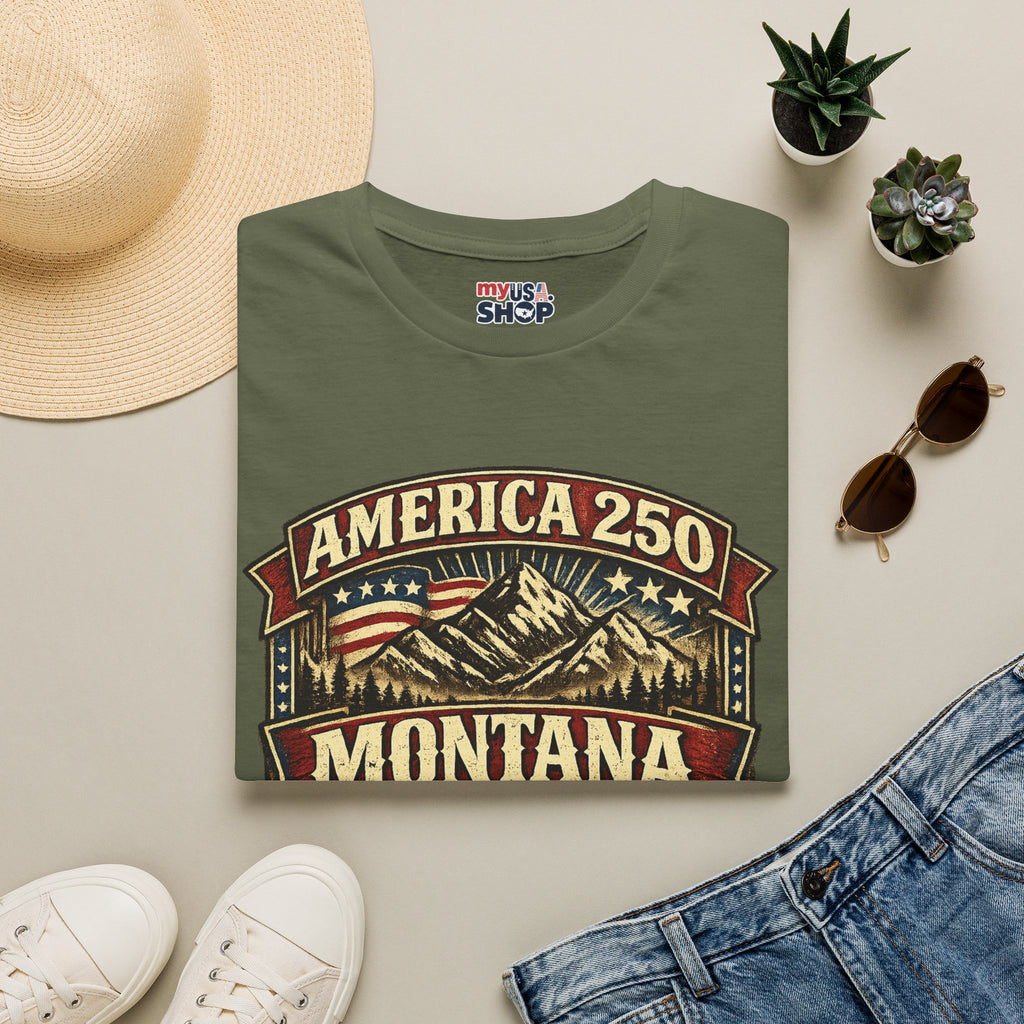 America 250 Montana Vintage Mountain