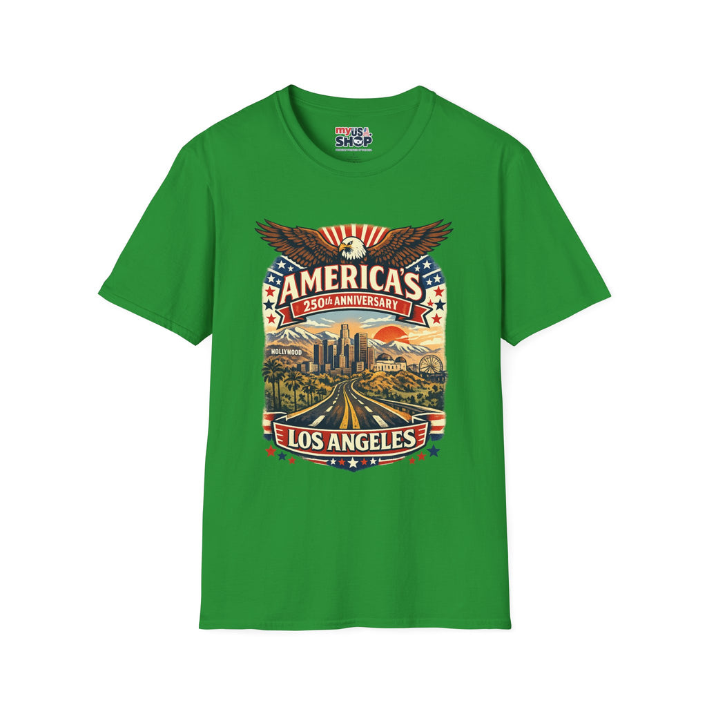 America 250 Patriotic Route to Los Angeles California Tee