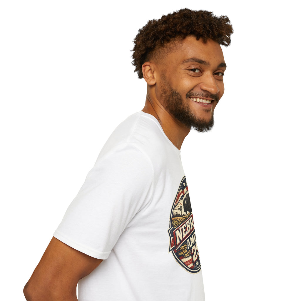 Nebraska Buffalo Retro T-Shirt — America 250 Vintage State Pride Tee