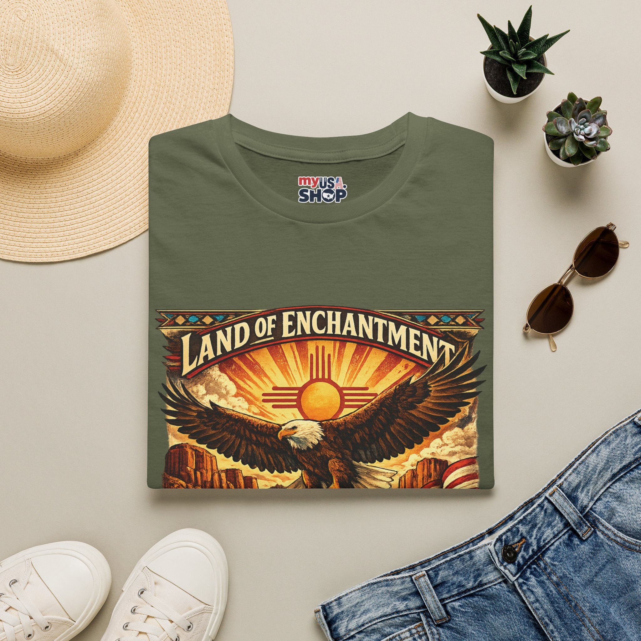 America 250 New Mexico - Land of Enchantment Eagle