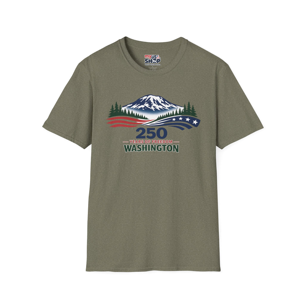 America 250 Washington T-Shirt - Unisex Softstyle T-Shirt