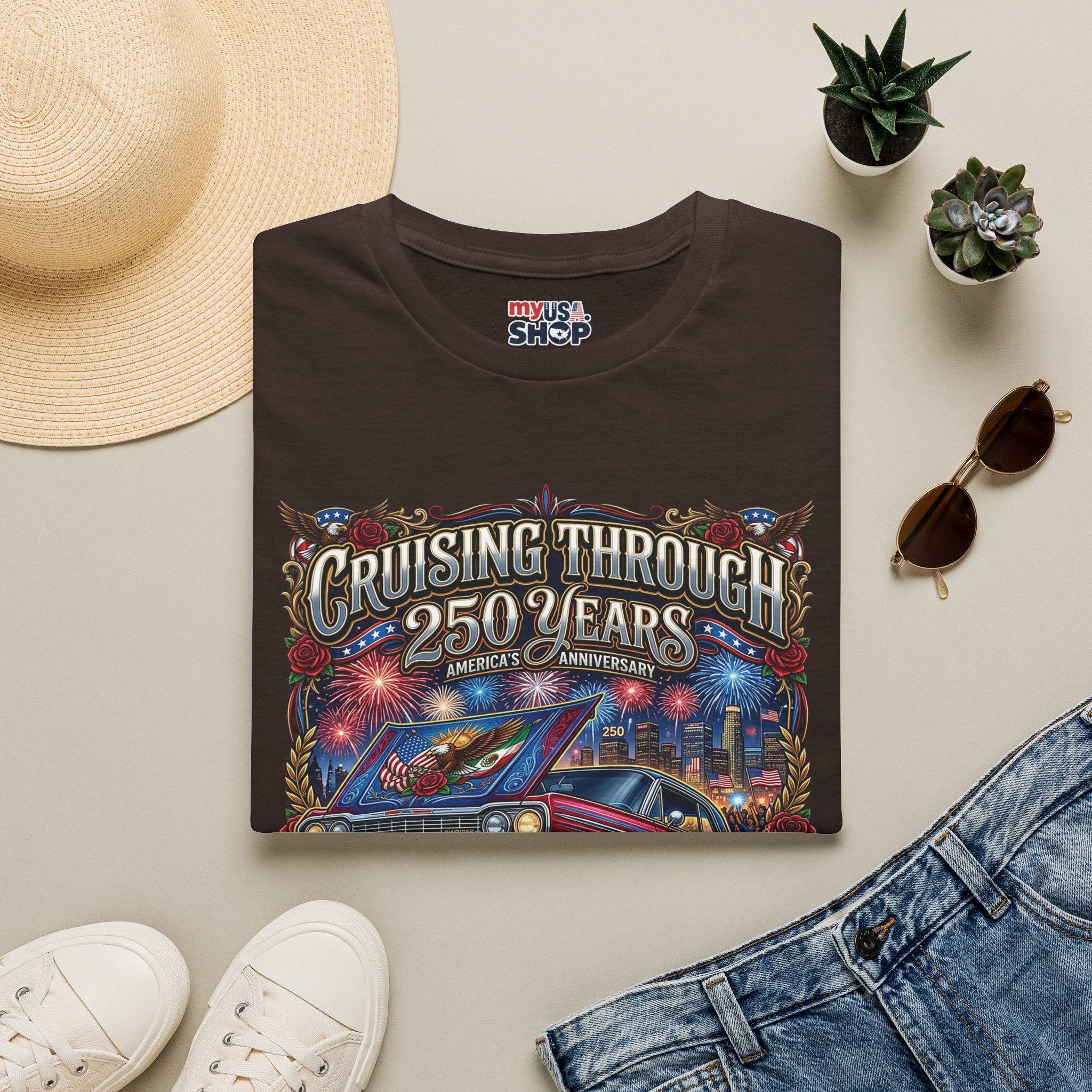 America 250 x Cruising Through 250 Years — Chicano Patriotic Classic Car Anniversary