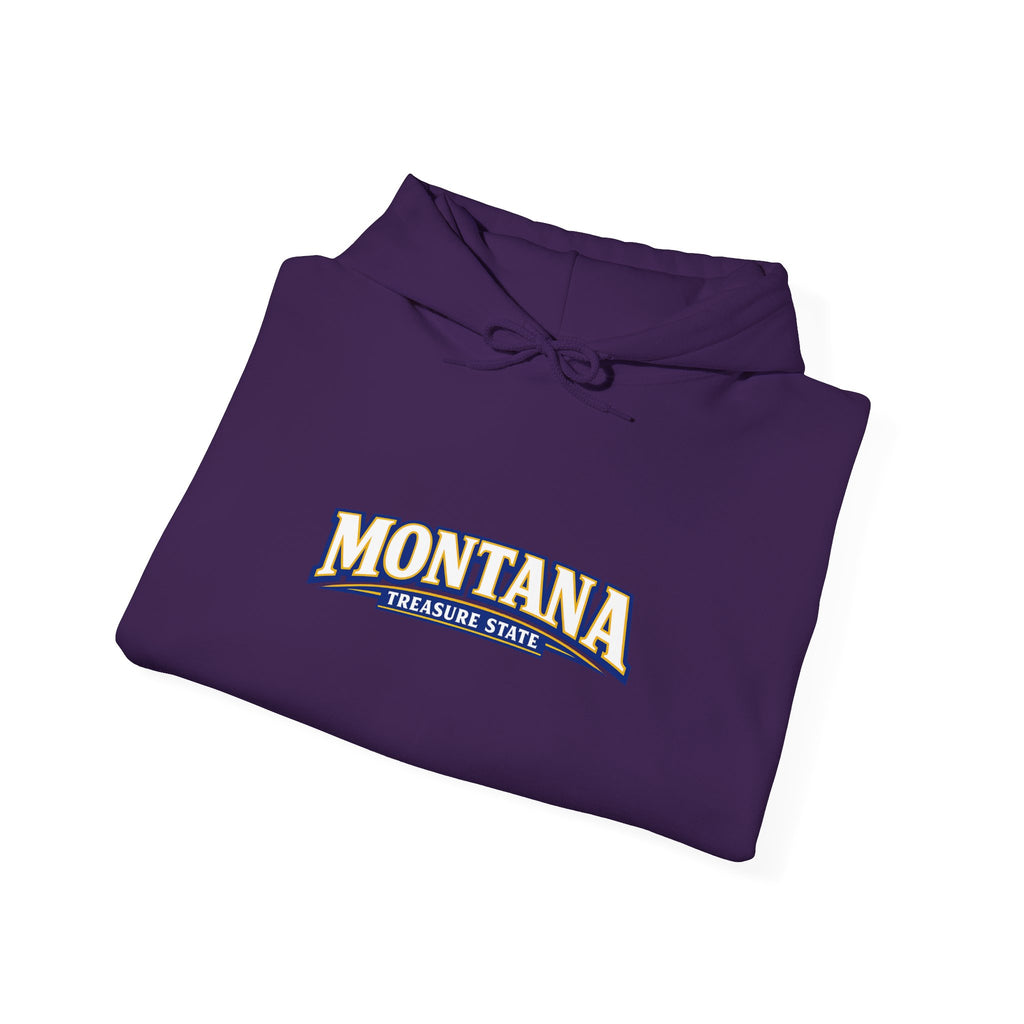 Montana Treasure State Heavy Blend Hooded Sweatshirt