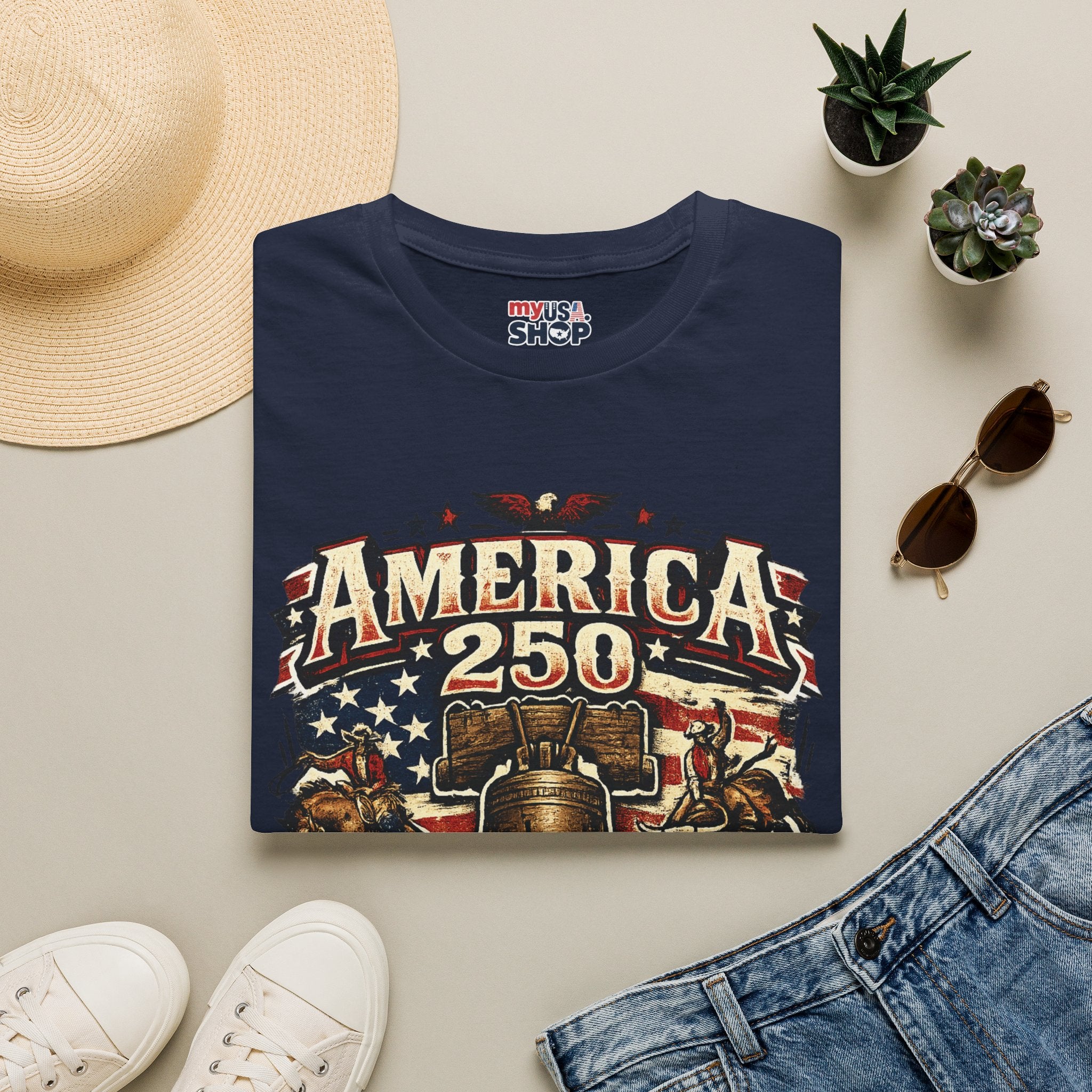 America 250 Pennsylvania TShirt — Western Rodeo Liberty Bell Graphic Tee