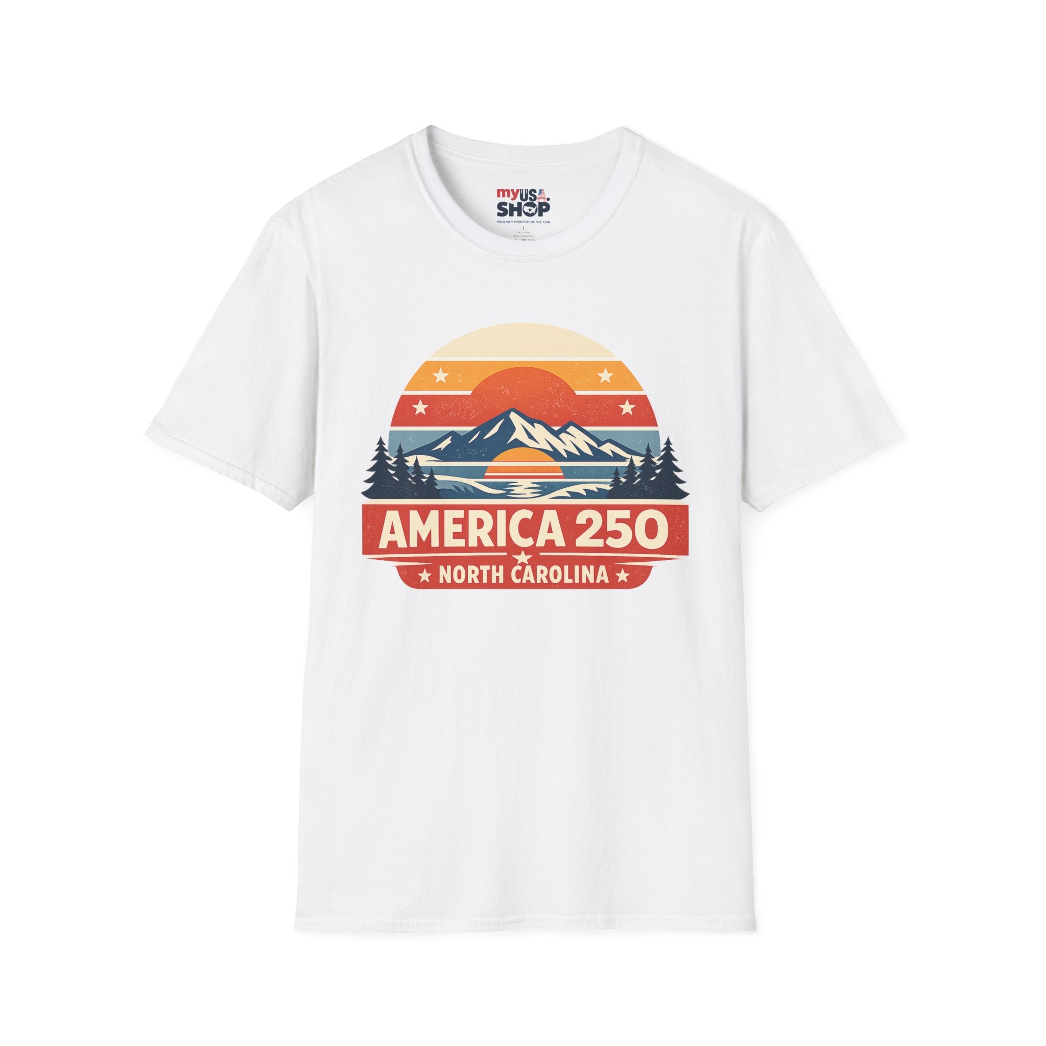 America 250 North Carolina - Mountain Sunset T-Shirt