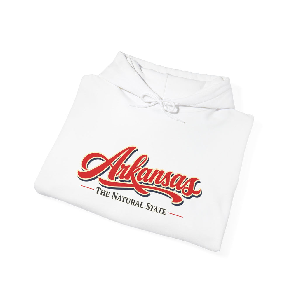 Arkansas The Natural State Heavy Blend Hooded Sweatshirt
