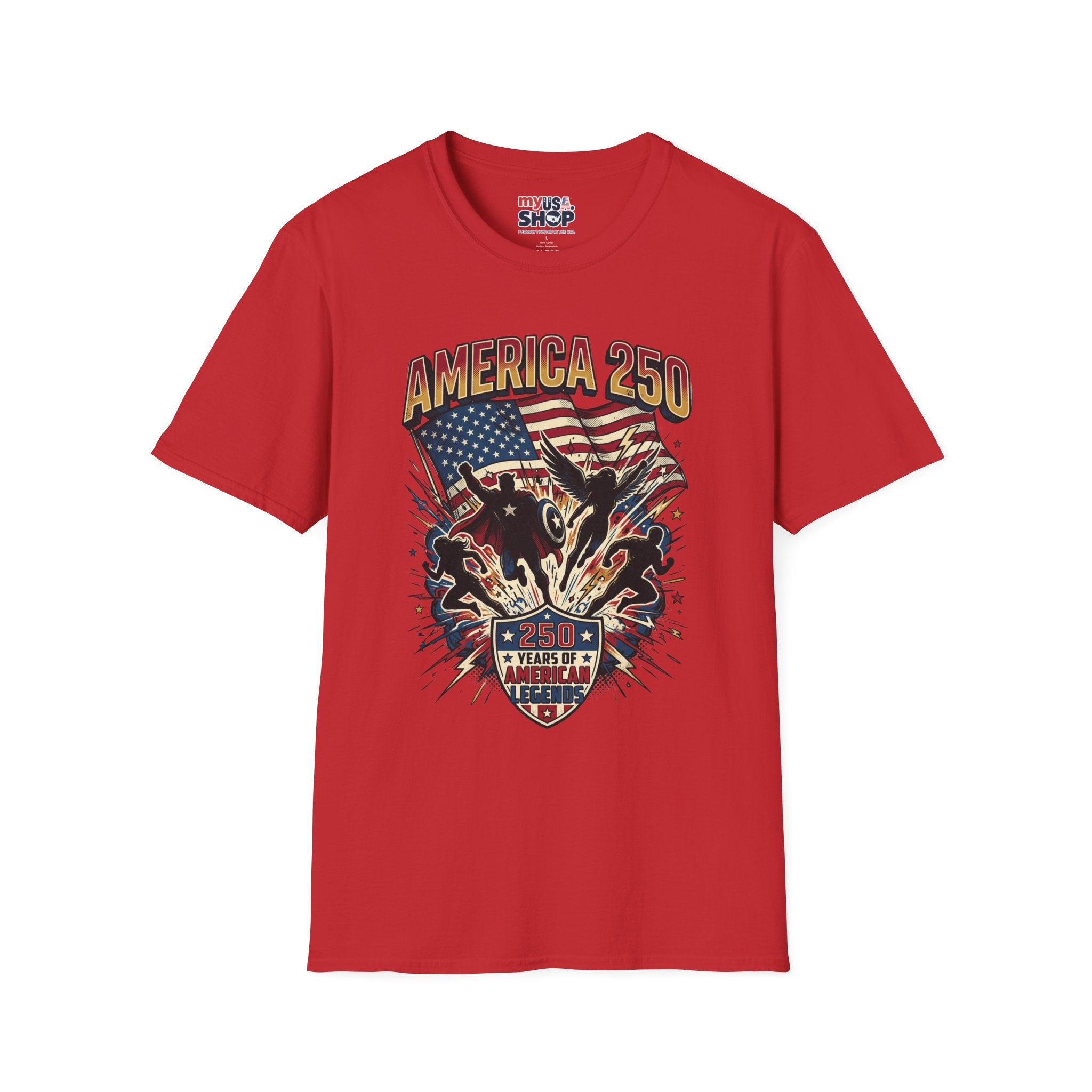 America 250 T-Shirt - Celebrate 250 Years of American Freedom Pop Culture