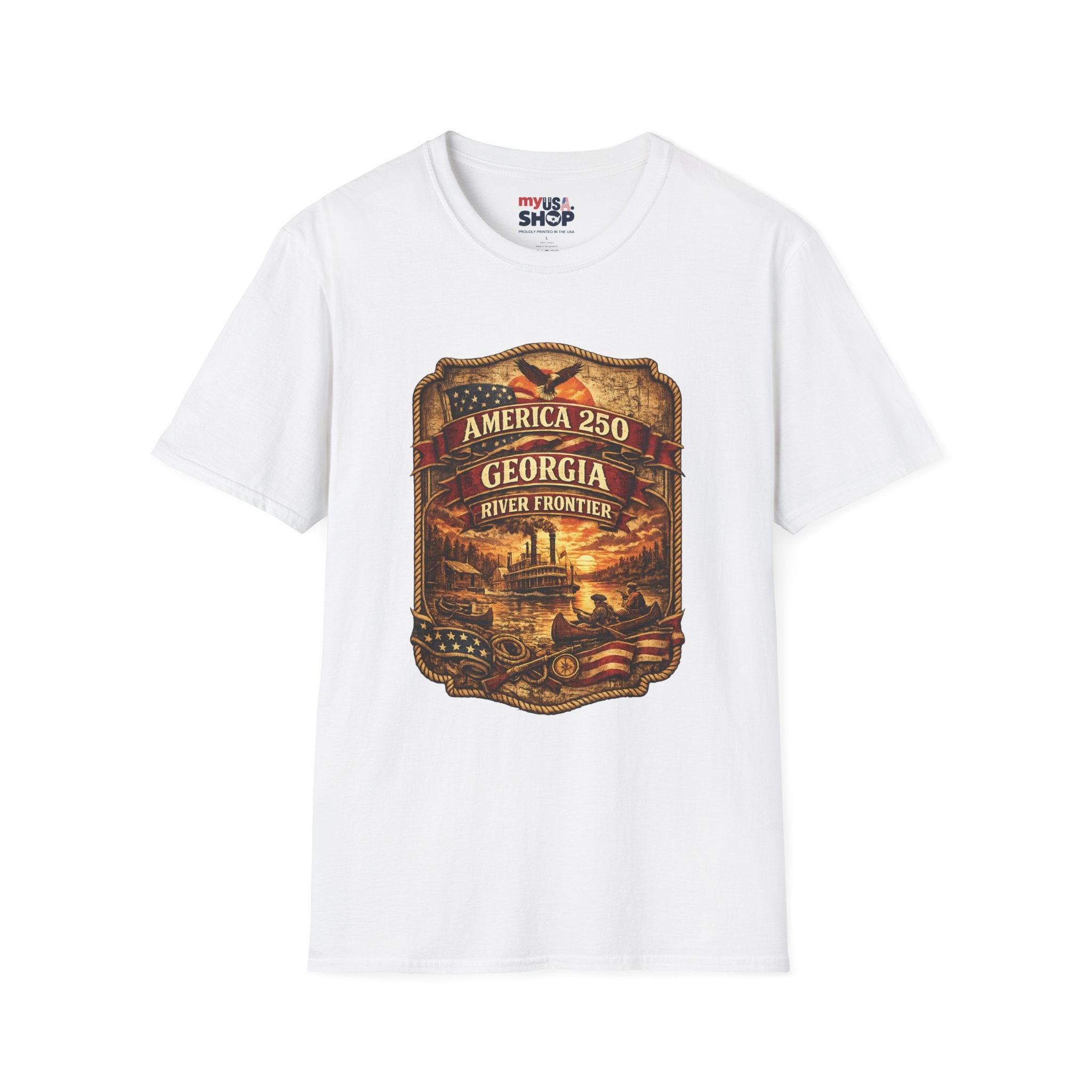 America 250 Georgia - River Frontier T‑Shirt