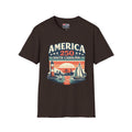 America 250 South Carolina T-Shirt – Retro Sunset Sailing Patriotic Tee