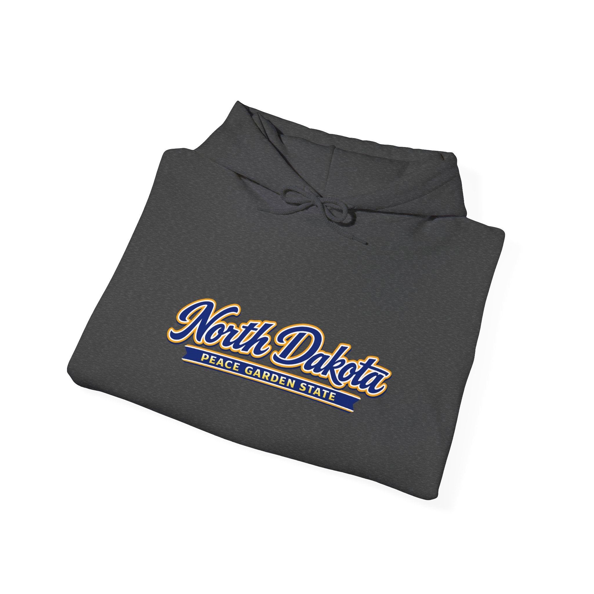North Dakota Peace Garden State Heavy Blend Hooded Sweatshirt