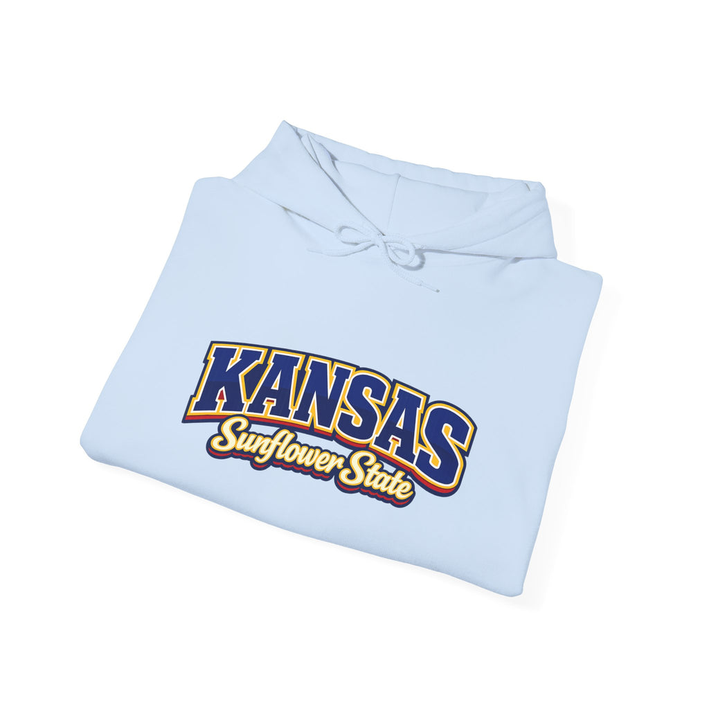Kansas Sunflower State Heavy Blend Hooded Sweatshirt