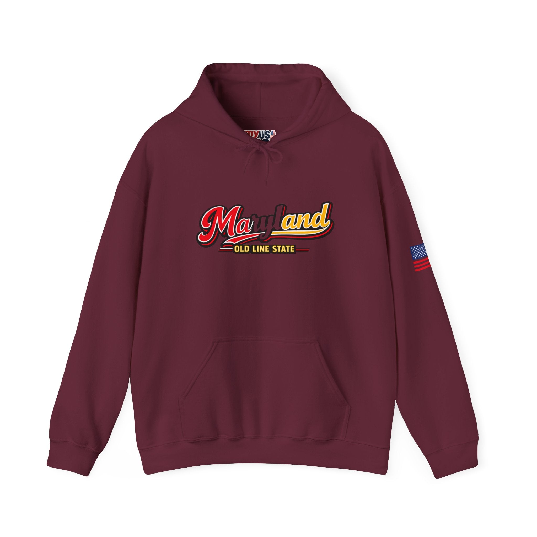 Maryland Old Line State Heavy Blend Hooded Sweatshirt