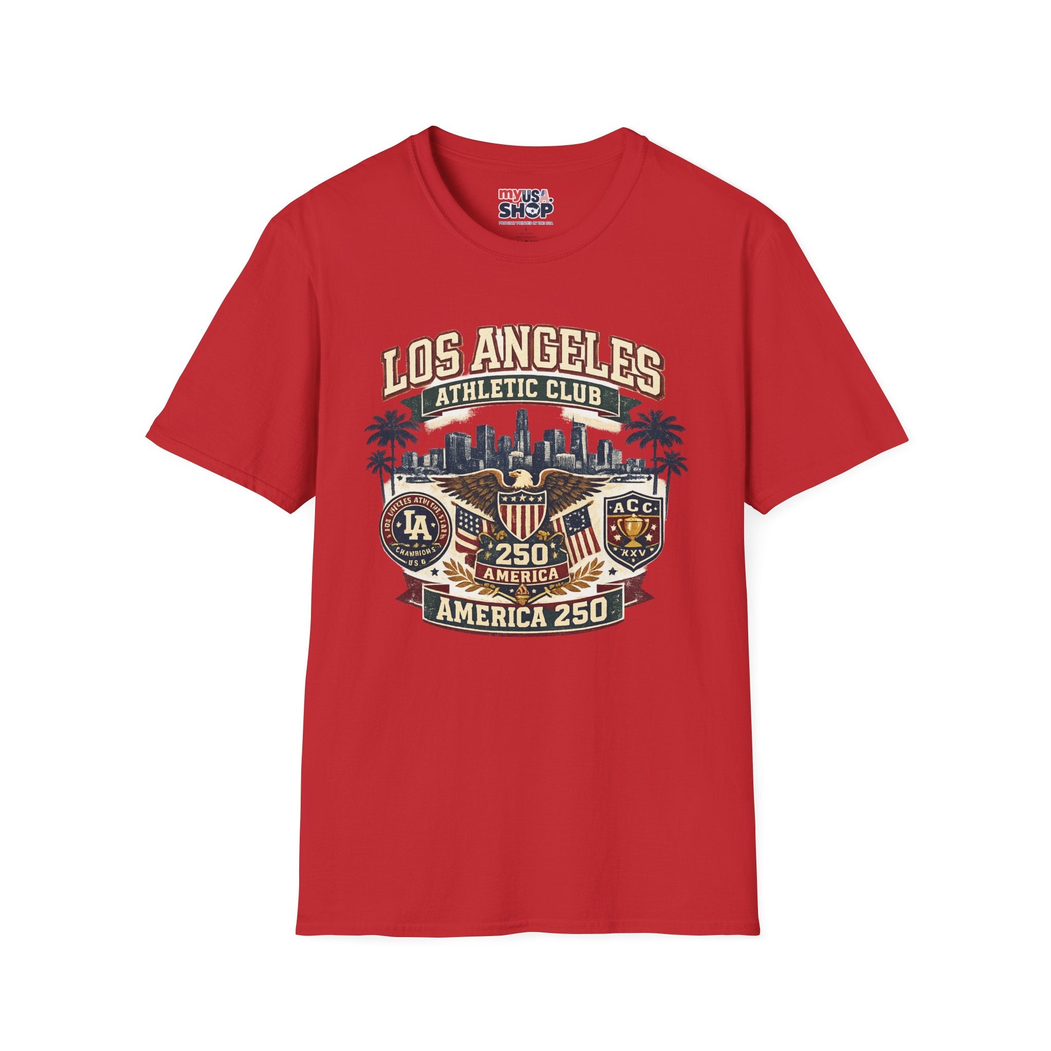 America 250 Los Angeles California La Athletic Club Tee
